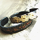 Lace Flower Textile Bracelet