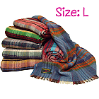 Random Recycled Wool Rugs Throws Blankets Large Size - 100% Recycled Wool Yarn - Made in Britain