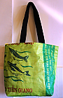 Eco Friendly Recycled Bags - Yellow Green