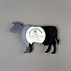 "COW" VINYL clock