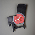 "CHAIR" VINYL clock 