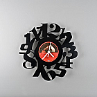 "NUMBERS" VINYL clock