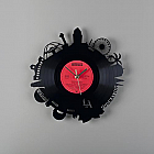 "LA" VINYL clock  