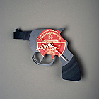 "GUN" VINYL clock