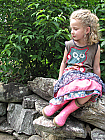 PDF BIRDSONG Ruffle Tank Dress pattern and tutorial...size 2t-6years, recycled tshirts