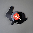 "RABBIT" VINYL clock 