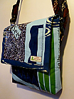 Blue Bird I see Fused Plastic Bird Seed Messenger Bag